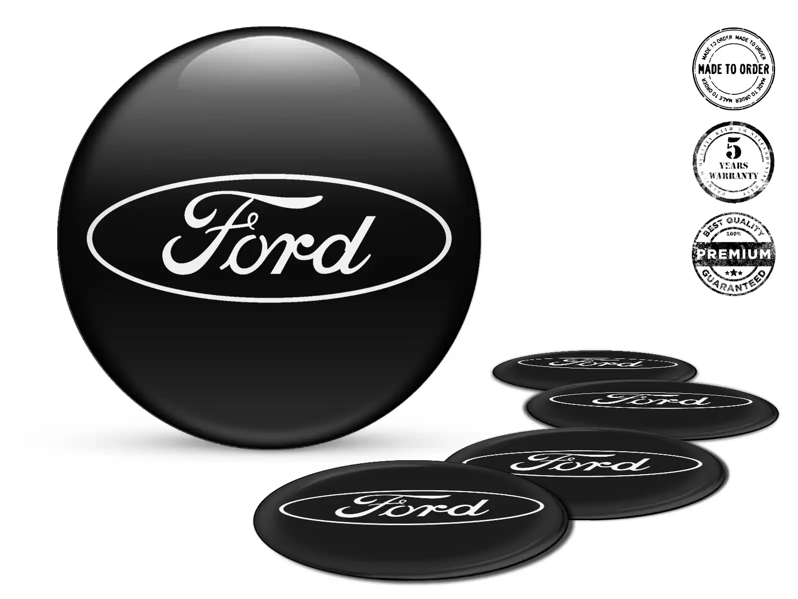 Ford Individuelle Dome Aufkleber Premium Radlabels